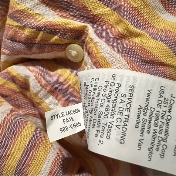 Madewell Central Shirt in Rainbow Stripe in XS - Picture 10 of 10